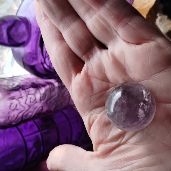 Evil Pawn Jewelry Amethyst Quartz Stainless steel Vera stand for crystals Boho - Picture 8 of 17